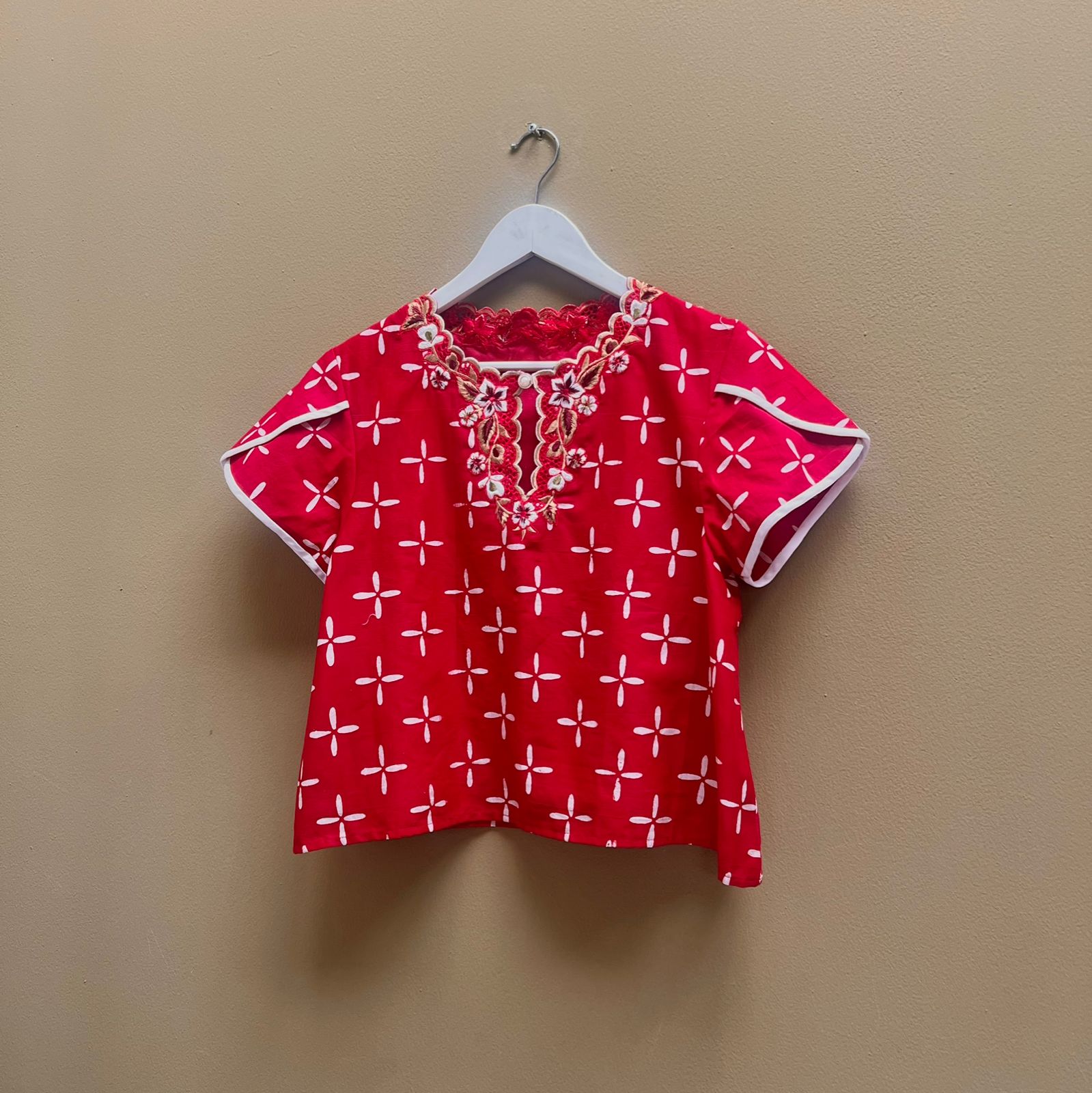 Ombak Batik Shirt in Blue